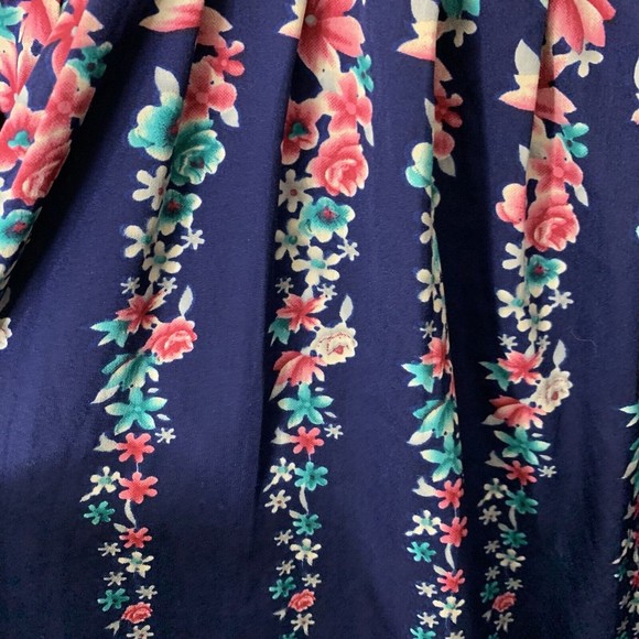 Vintage Women Kaftan Size Medium  Blue Sameera Fashion Dress Loose Long … - Picture 8 of 12